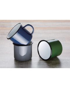 Olympia Emaille mok groen 35cl