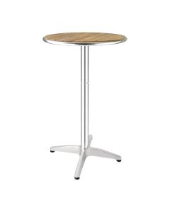 Bolero ronde statafel met essenhouten blad 60cm