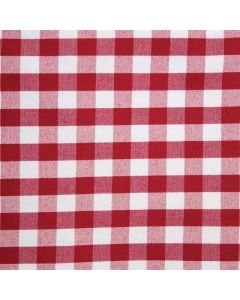 Mitre Comfort Gingham tafelkleed rood-wit 89x89cm