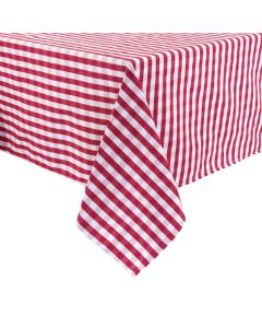 Mitre Comfort Gingham tafelkleed rood-wit 178x178cm