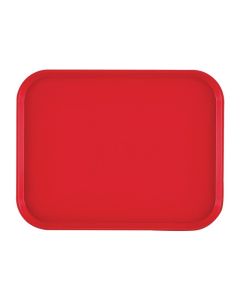 Cambro polypropyleen fastfood dienblad rood 41x30cm