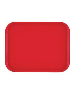 Cambro polypropyleen fastfood dienblad rood 41x30cm