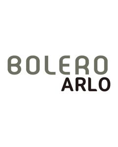 Bolero Arlo polypropyleen stoelen met houten poten bruin