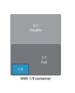 Cambro buigzaam polypropyleen deksel GN 1/9