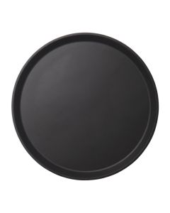 Cambro Camtread rond antislip glasvezel dienblad zwart 35,5cm