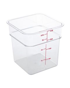 Cambro Camsquare vierkante polycarbonaat voedseldoos 3,8L