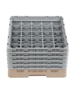 Cambro Camrack vaatwaskorf met 25 compartimenten max. glashoogte 25,7cm