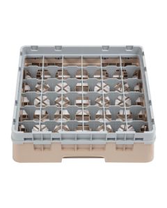 Cambro Camrack vaatwaskorf met 36 compartimenten max. glashoogte 9,2cm