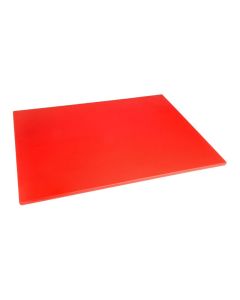 Hygiplas LDPE snijplank rood 600x450x10mm