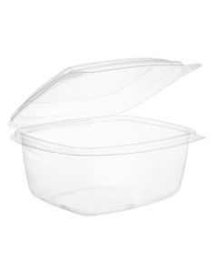 Vegware composteerbare PLA voedseldozen met scharnierdeksel 47,3cl