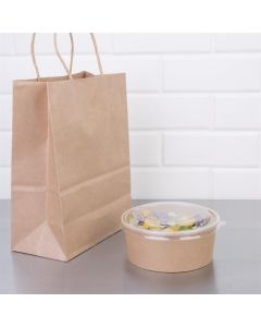 Fiesta Compostable ronde kraft saladeschaal 75cl (300 stuks)
