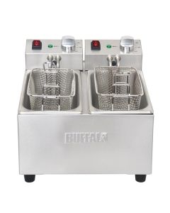 Buffalo dubbele friteuse 2x3L 2000W