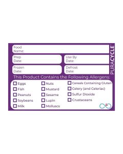 PuraCycle herbruikbare allergeenlabels (20 stuks)
