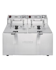 Buffalo dubbele friteuse 2x5L 2800W met timer