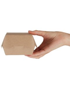 Colpac kraft hamburgerdoosjes composteerbaar standaard 10,8cm (250 stuks)