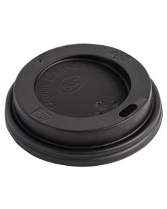 Fiesta Recyclable deksel zwart voor Fiesta Recyclable 225ml koffiebekers (50 stuks)
