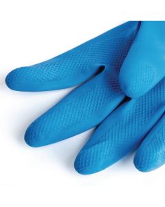 MAPA Vital 165 waterdichte handschoenen voor voedselbereiding blauw - XL (1 paar)