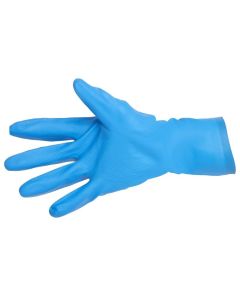 MAPA Ultranitril 475 waterdichte handschoenen voor schoonmaak of voedselbereiding blauw - L
