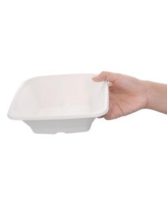 Fiesta Compostable composteerbare bagasse kommen vierkant 680ml (50 stuks)