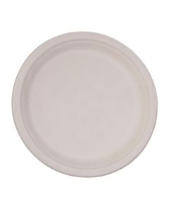 Fiesta Compostable composteerbare bagasse borden rond 181mm ongekleurd (50 stuks)