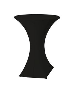 Jersey stretch tafelrok zwart 80-85(Ø)cm voor DL046