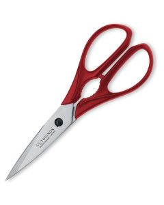 Victorinox RVS schaar met rood nylon handvat