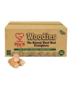 Big K Woodies natuurlijk houtwol aanmaakkrullen FSC 2kg