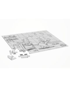 Dining Kids puzzel om in te kleuren Piccolo